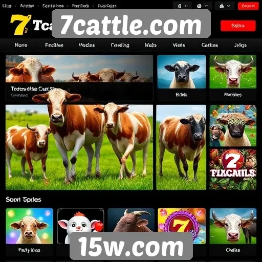 Plataforma 7cattle.com se destaca pela diversidade de jogos